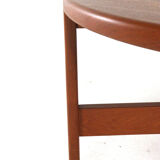 Niels Bach solid teak coffee table - danish design mid century modern