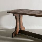 Swedish Wooden "Berga" Dark Pine Table by David Rosén, 1930s