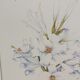 Lys white botanical board
