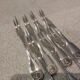 7 silver-plated metal snail forks by Christofle Vendôme