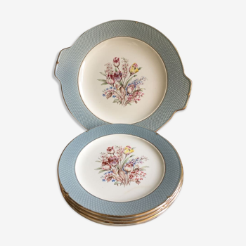 Earthenware dessert service