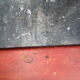 White veined black marble fireplace