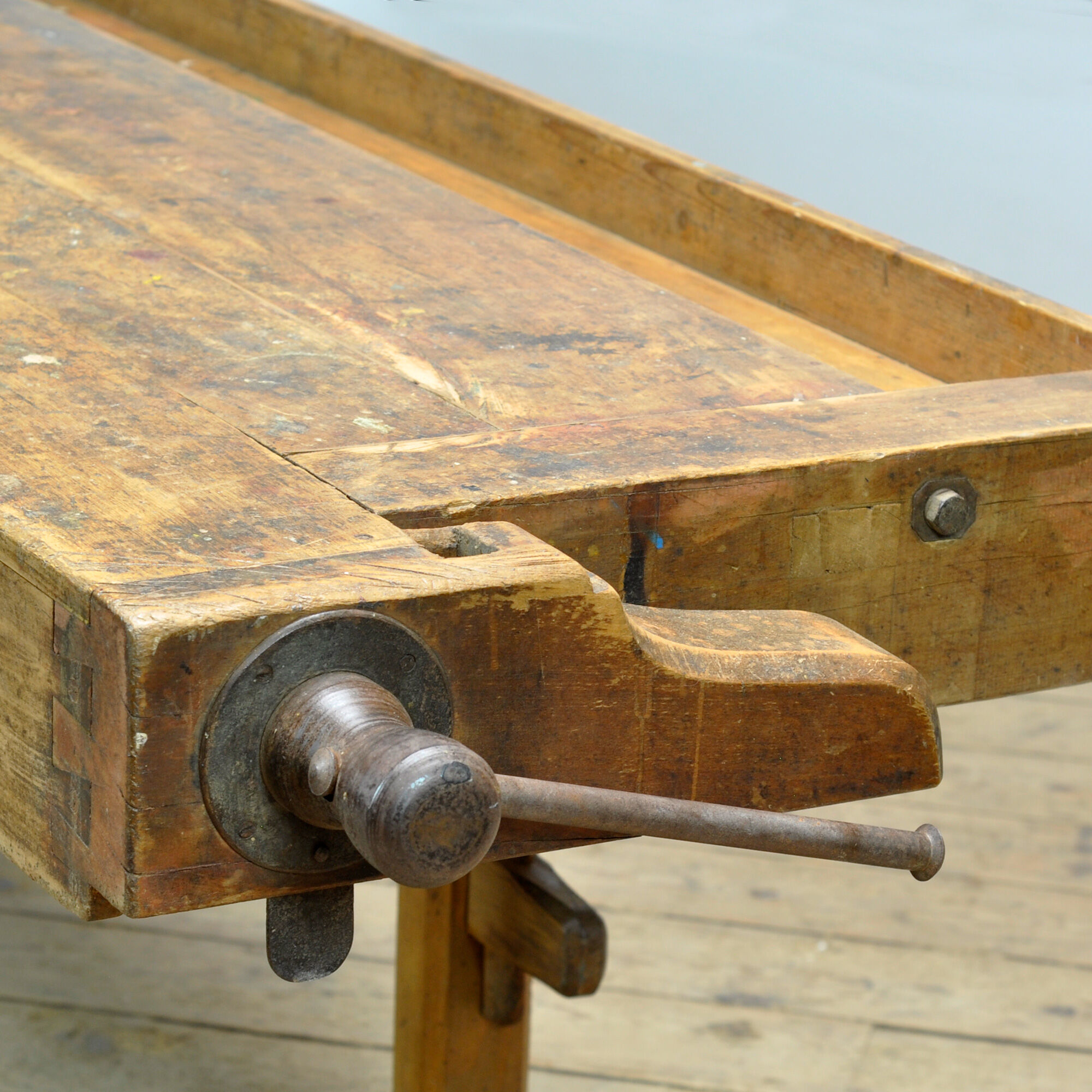 Oak workbench, circa 1920