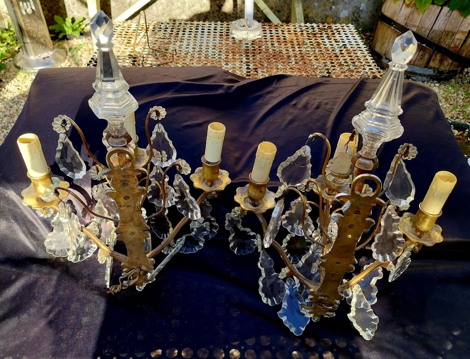 Wall sconces Louis XV style