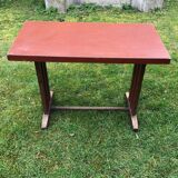 Burgundy red bistro table