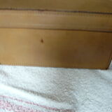 Suitcase leather monogrammed MB