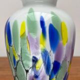 Postmodern glass vase by Hans Jürgen Richartz for the Richartz art collection, 1980s.