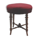 Antique stool / piano stool - upholstered, probably France - Napoleon III, circa 1880