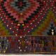 6x11 Geometric Style Vintage Kilim Rug, 338x188 Cm