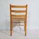Chaises scandinaves en osier et corde, années 70