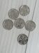 Set of 6 metal coasters