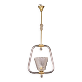 Charming Liberty Barovier and Toso Chandelier, 1940s