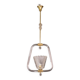 Charmant lustre Liberty Barovier et Toso, années 1940