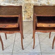 Paire de chevets , Style Louis XV en Palissandre