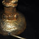 Pierre Casenove lamp base sculpture gilded bronze circa 1980
