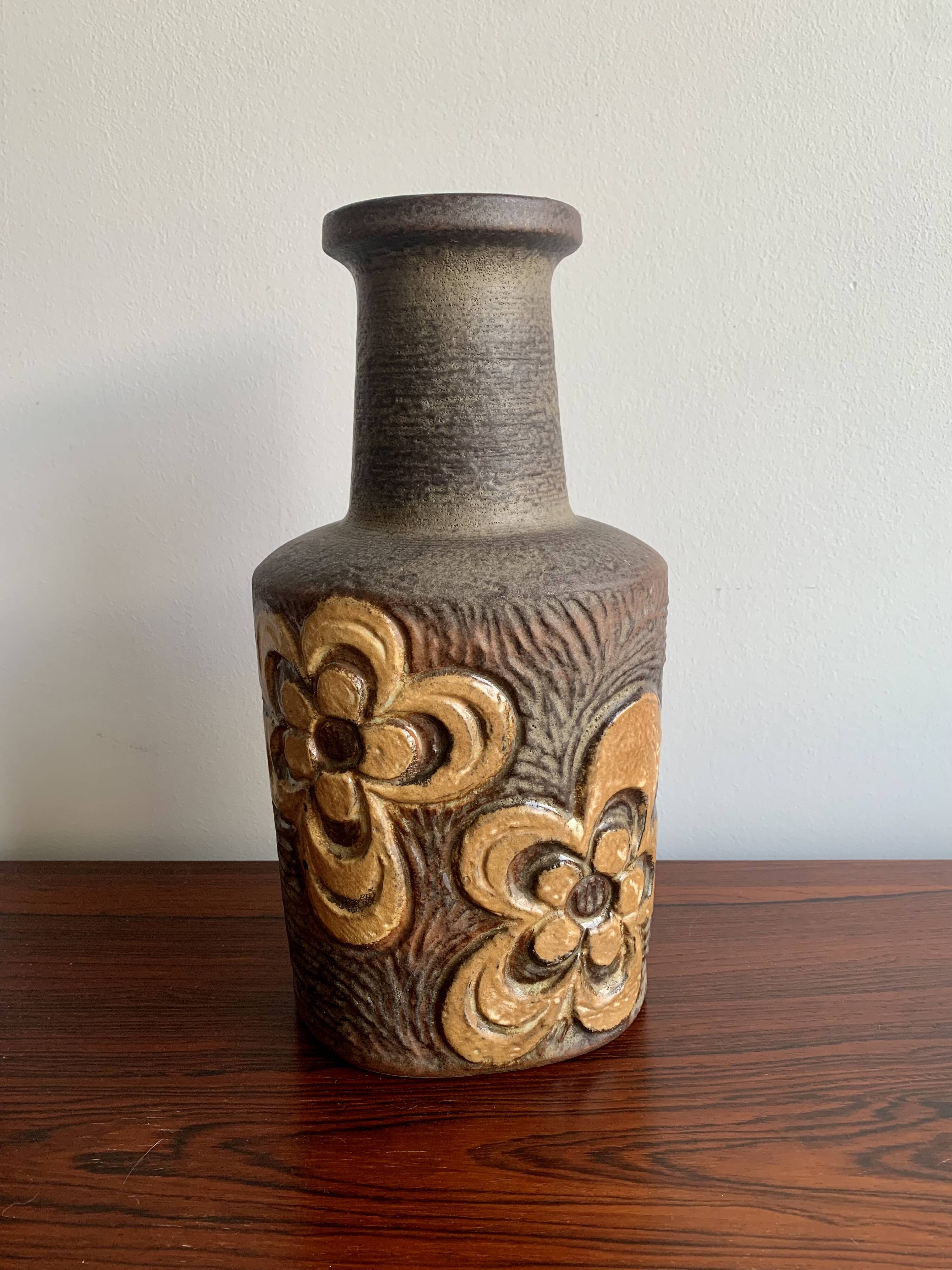 Large vintage ceramic vase Austria, 1970s