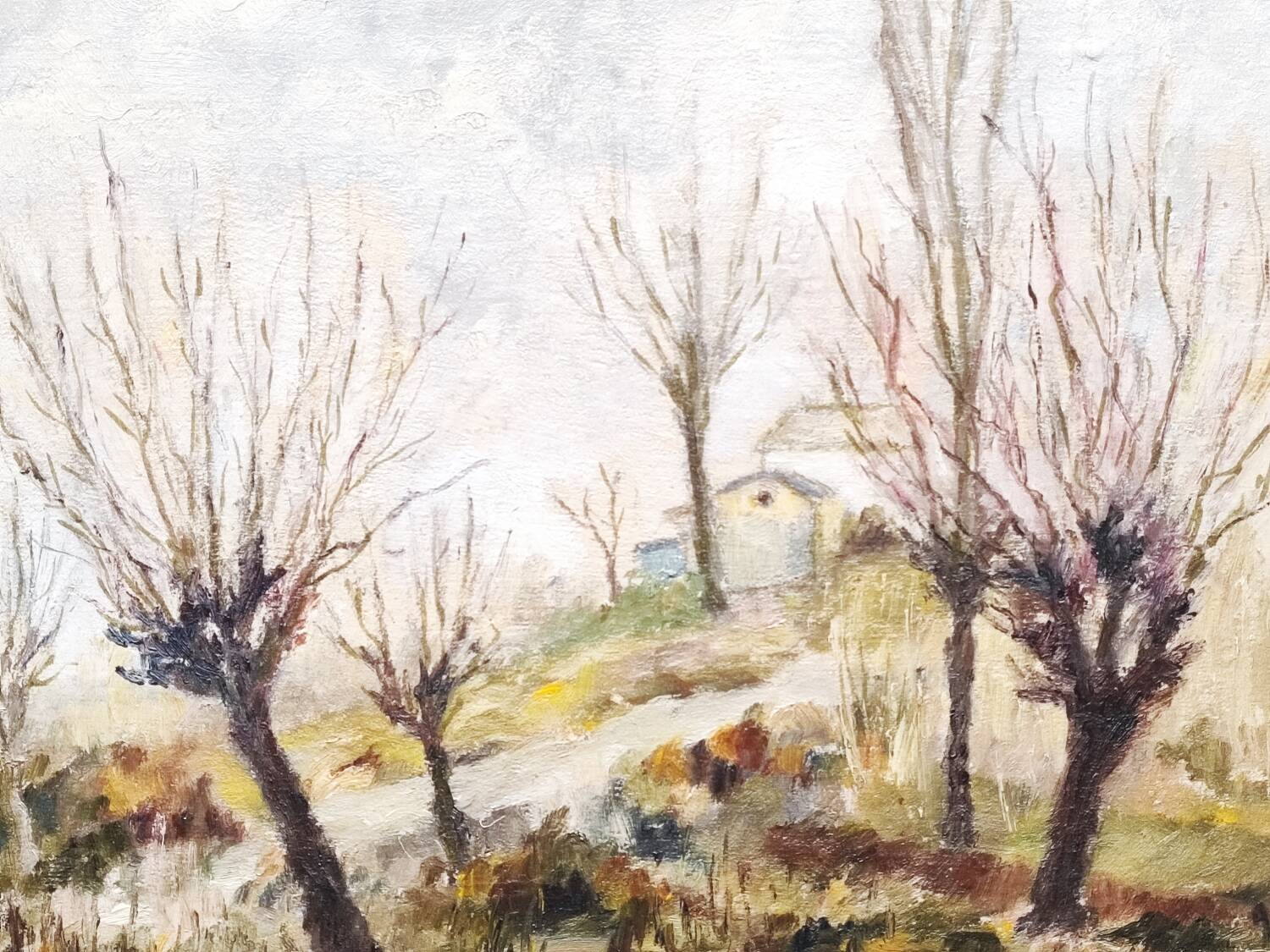 Paire de peintures à l'huile