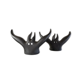 Pair of design cast-iron channel heads