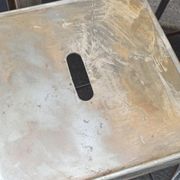 Pair of metal stools
