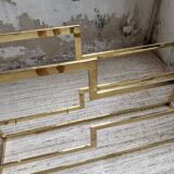 Brass shelf 1970 Belgo Chrom regency