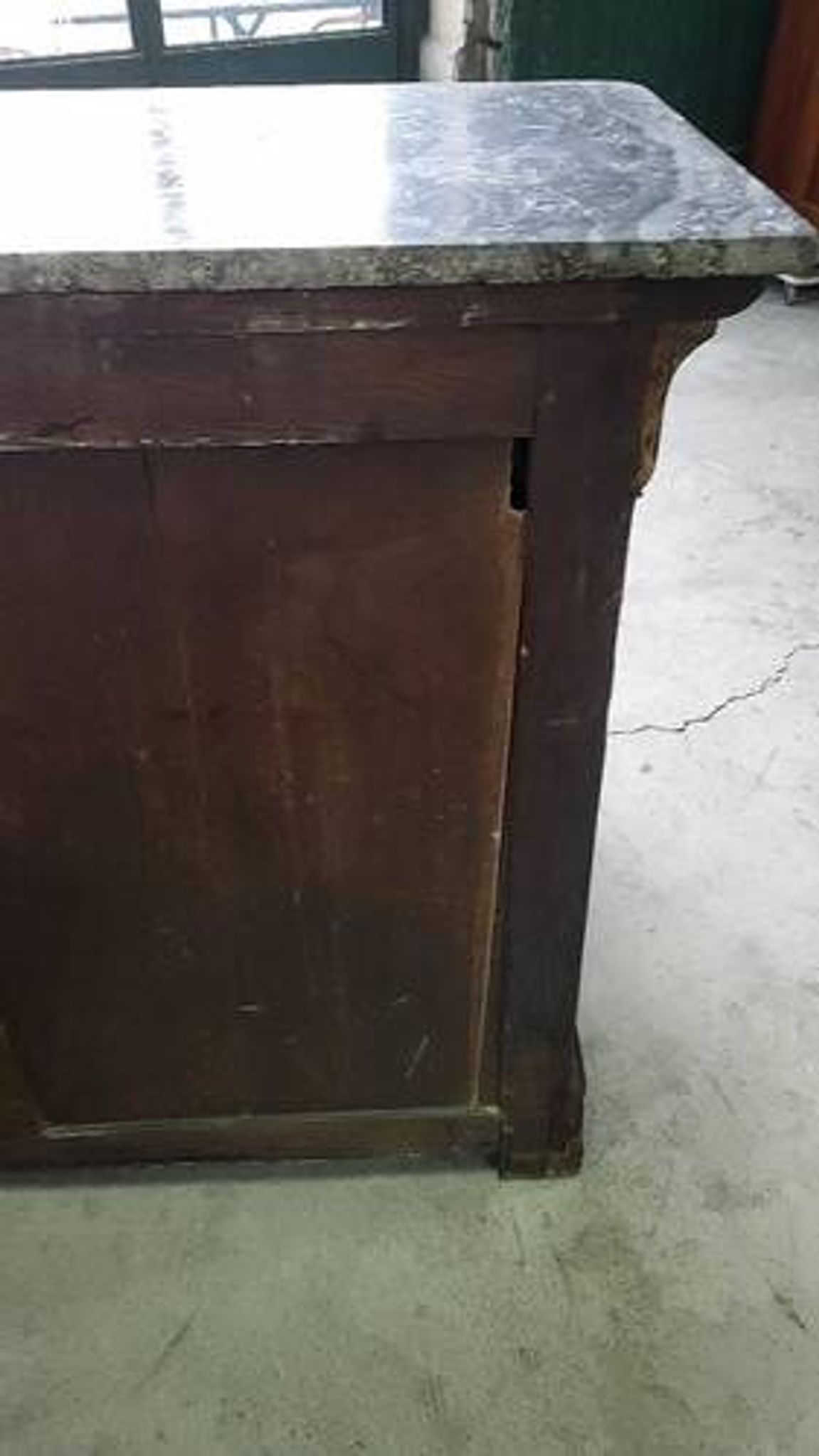 LOUIS XVI COMMODE IN MAHOGANY WITH 3 DRAWERS FROM THE 19TH CENTURY
