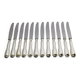 Sfam - 12 silver-plated table knives