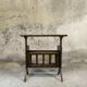 Porte-revues, tablette vintage en bois