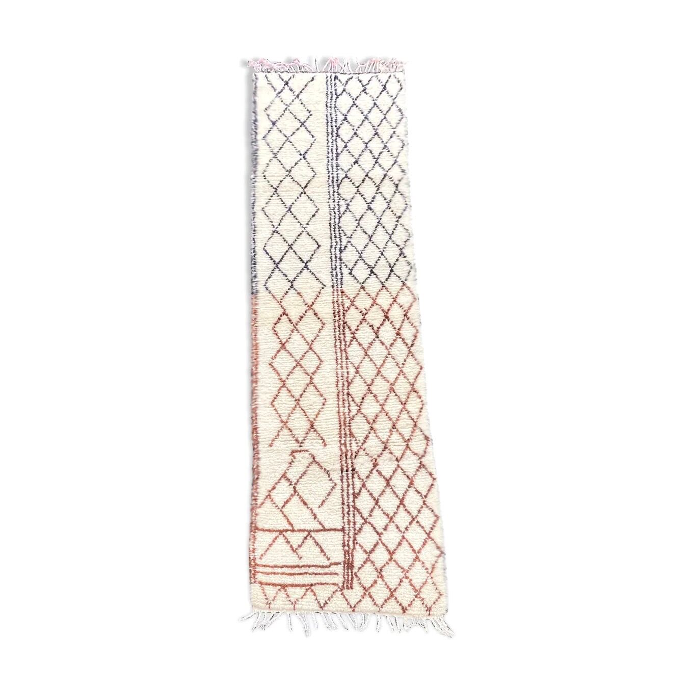 Berber carpet corridor Beni Ouarain 90×320 cm