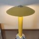 Vintage yellow mushroom lamp