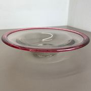 German 2,2kg Glass Bowl by Karl Wiedmann for WMF, 1960s Baushaus Art Deco