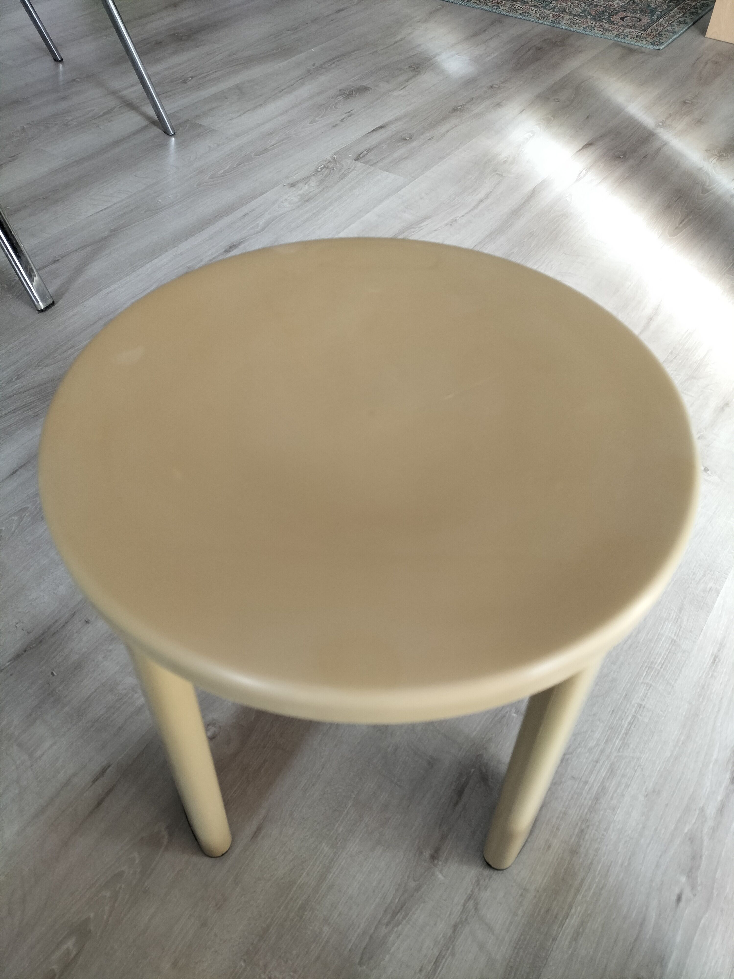 Plastic tripod stool
