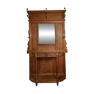 Porte manteau vestiaire chêne