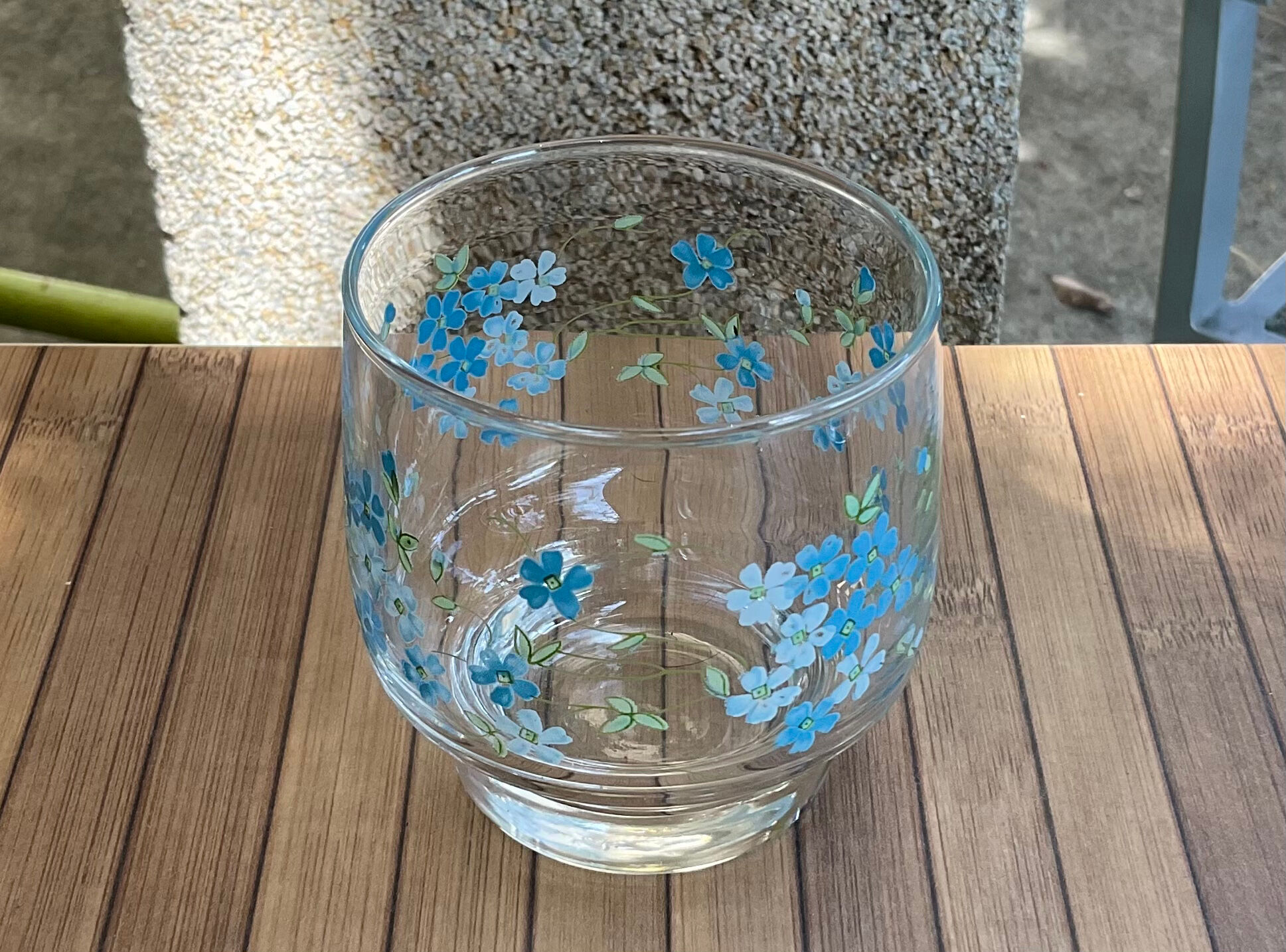 10 vintage glasses model forget-me-not