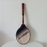 Vintage wooden tennis racket Ilie Nastase Adidas