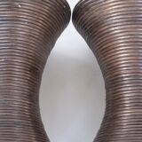 Two Vintage TomTom Stools in Rattan