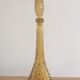 Amber-colored empoli glass decanter