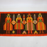 1960s Small Polish Wool Rug 132x51cm