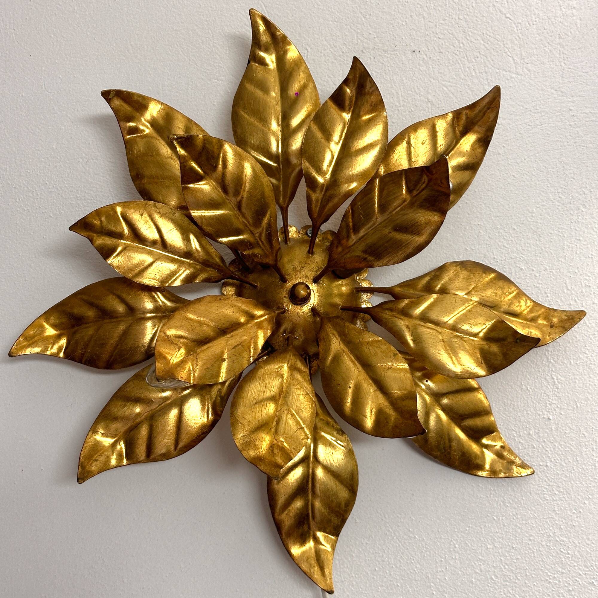 Hans Kogl Vintage Gold Floral Applique