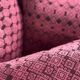 Burgundy and pink Kachin cushion cover (RIDA)