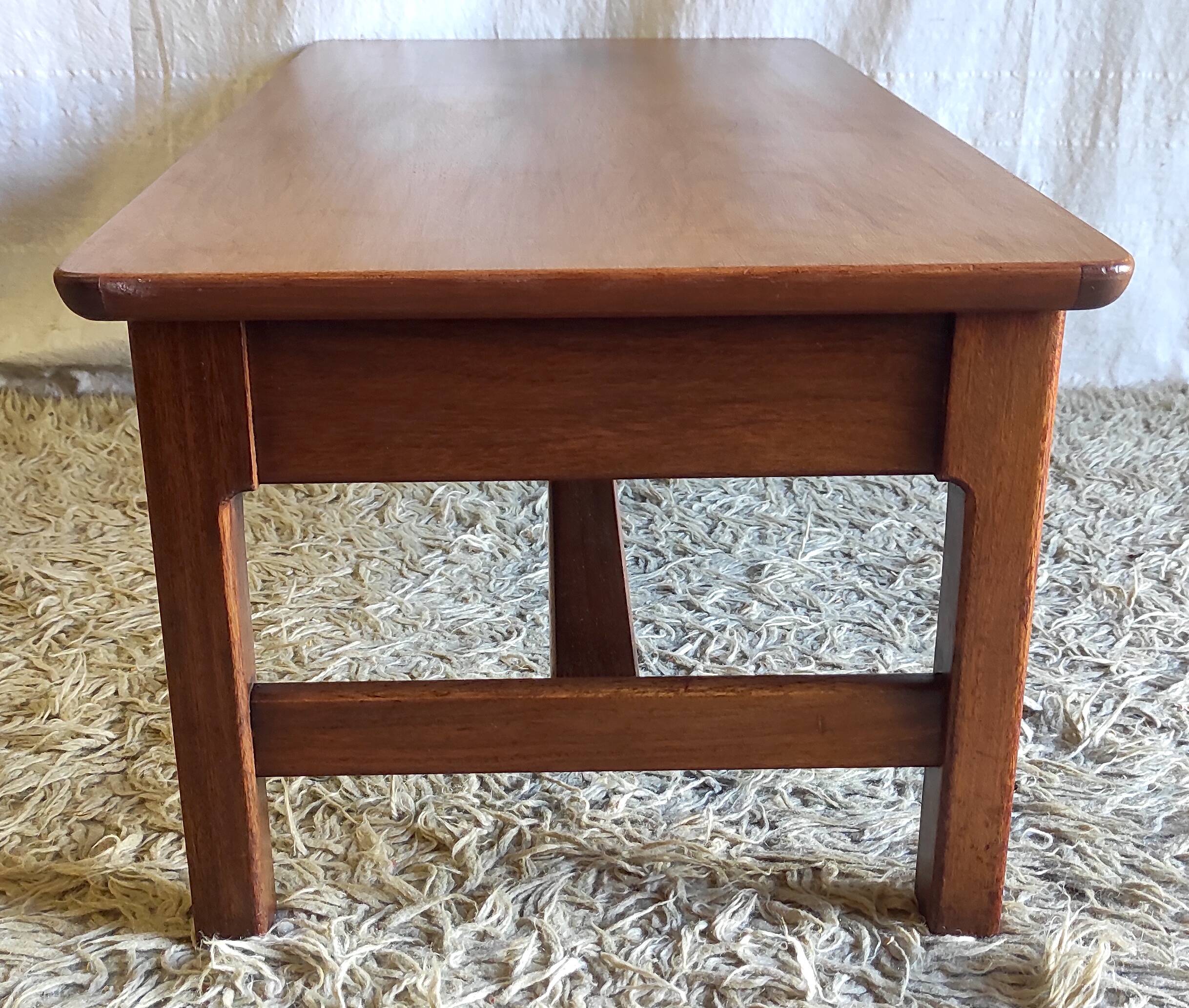 Scandinavian-style teak coffee table - mid-20th century