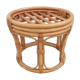 Tabouret en bambou et rotin