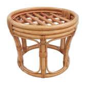 Bamboo and rattan stool