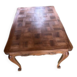 Table en bois marquetée Louis XV