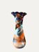 Large free-form art glass vase by Gyula Budveszel, Hungary, 1990s