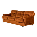 Italian vintage Brusnelli 3 person sofa, 1970s