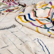 Beni Ouarain Berber rug - Whirlwind of colours