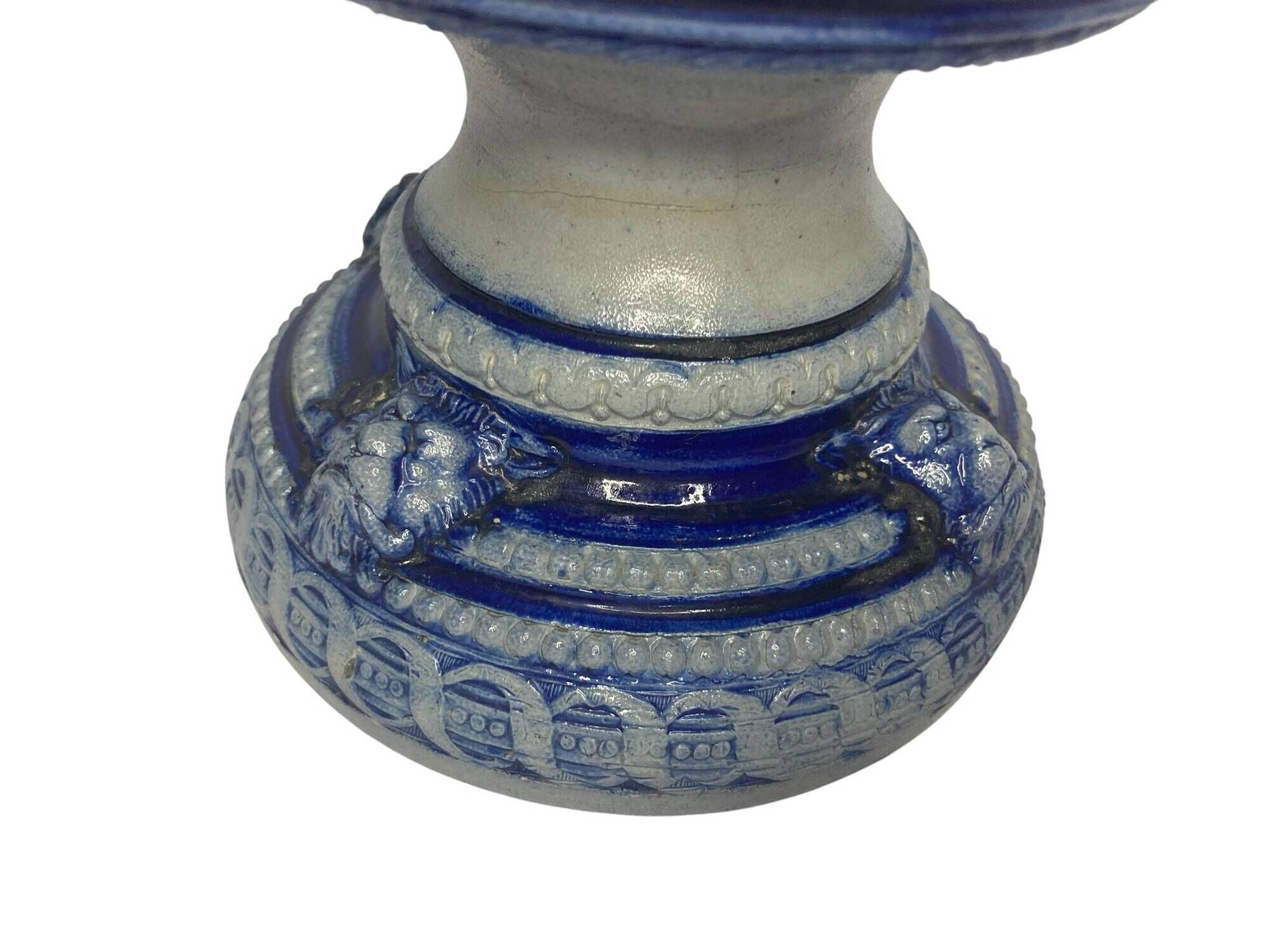 Ancien vase grès émaillé Westerwald début XXème
