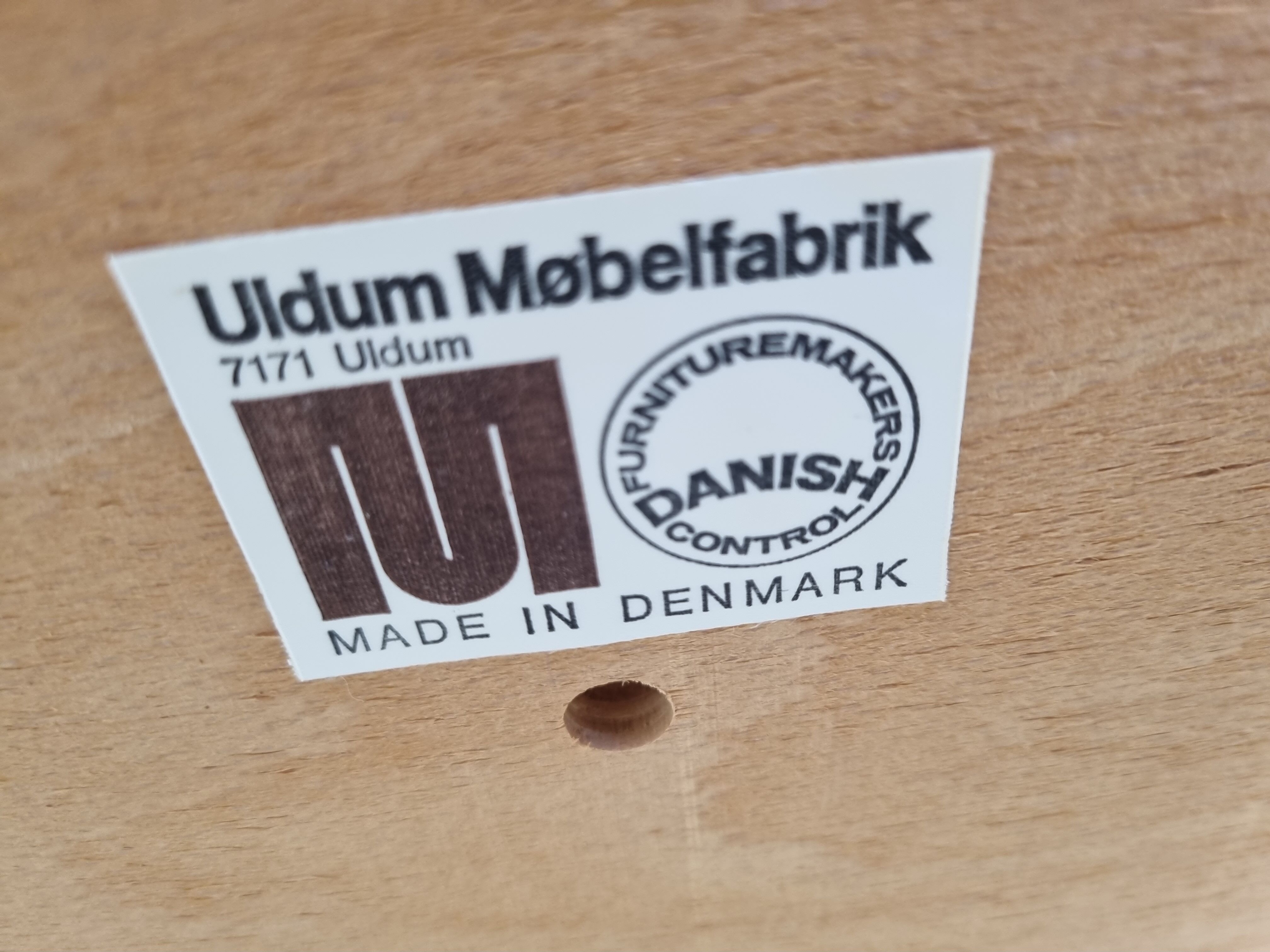 Teak office chair by Johannes Andersen for Uldum, 60s