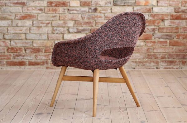Ensemble de deux fauteuils lounge conçus par Miroslav Navrátil, années 1950, République tchèque