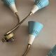 Pair of vintage Stilnovo style wall lights, 50-60s